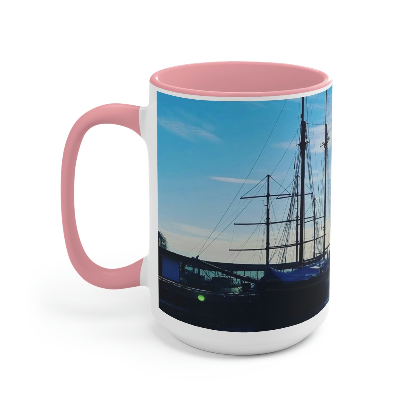 Honnørbrygga | Norway | Two-Tone Coffee Mugs, 15oz