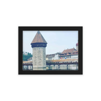 Chapel Bridge | Switzerland | Framed Poster - All sizes