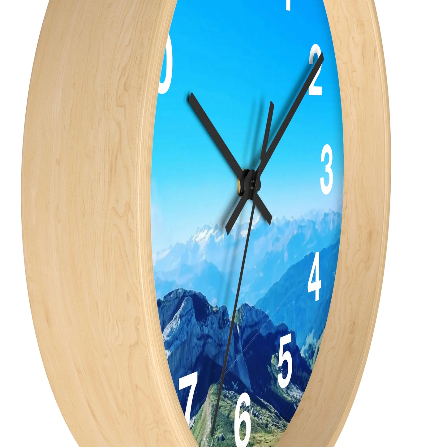 The Mt. Pilatus View | Switzerland | Wall clock