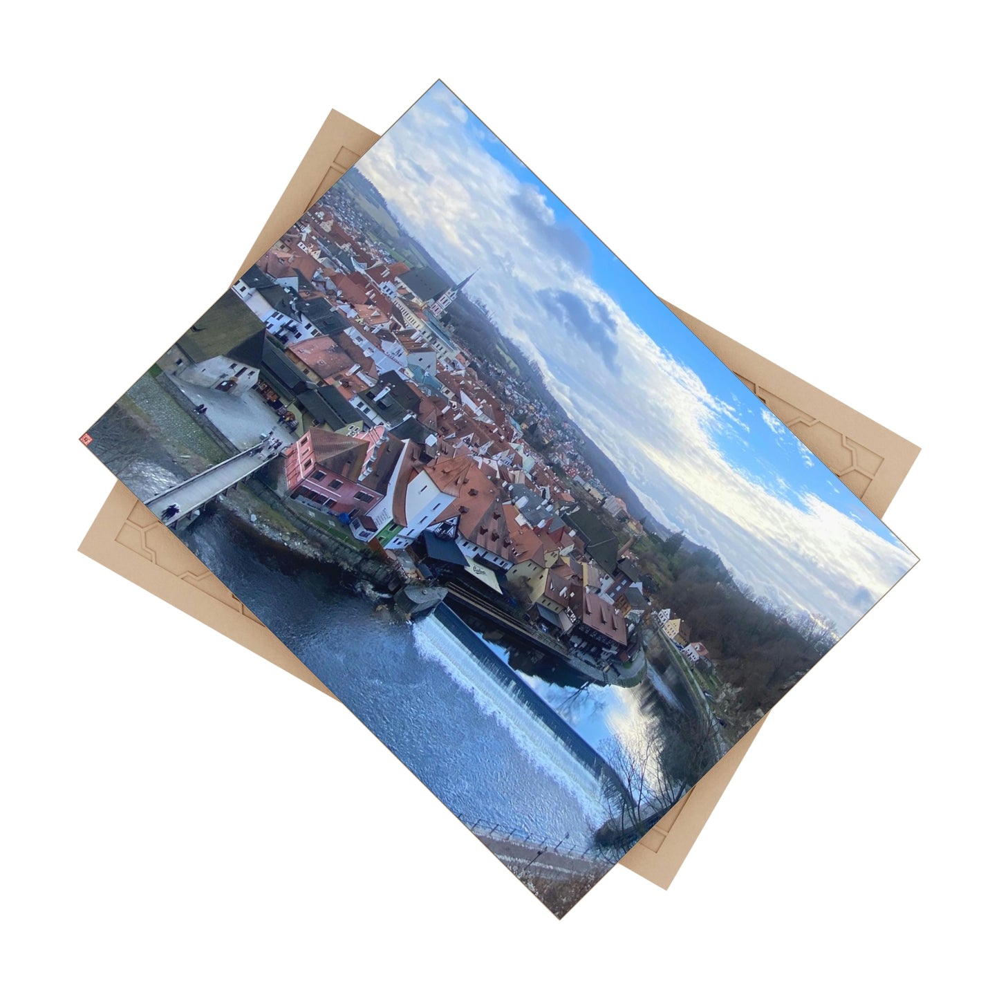 The River of Český Krumlov | Czech Republic | Ceramic Photo Tile