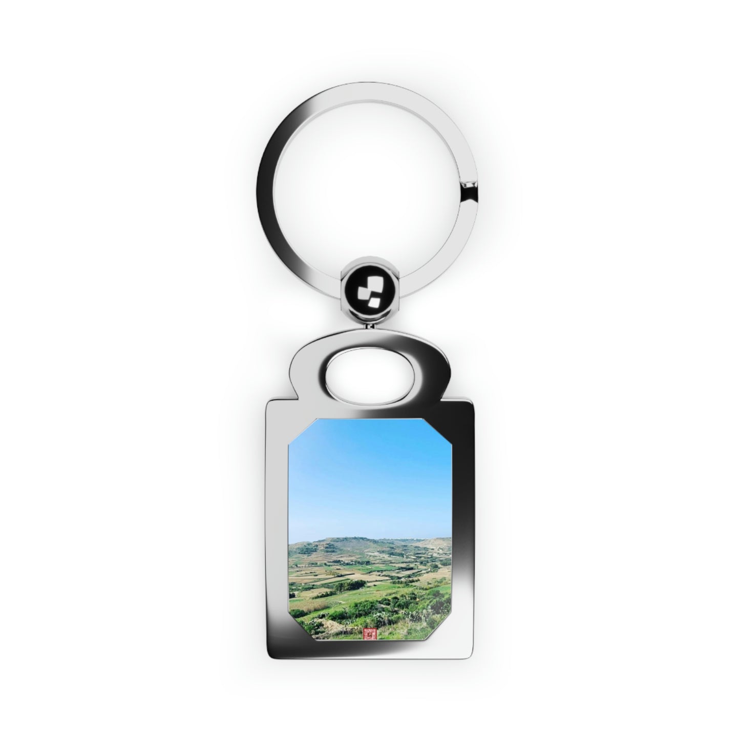 The breath taking scene | Gozo | Rectangle Photo Keyring