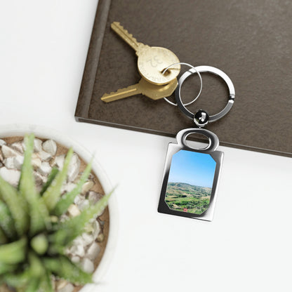 The breath taking scene | Gozo | Rectangle Photo Keyring