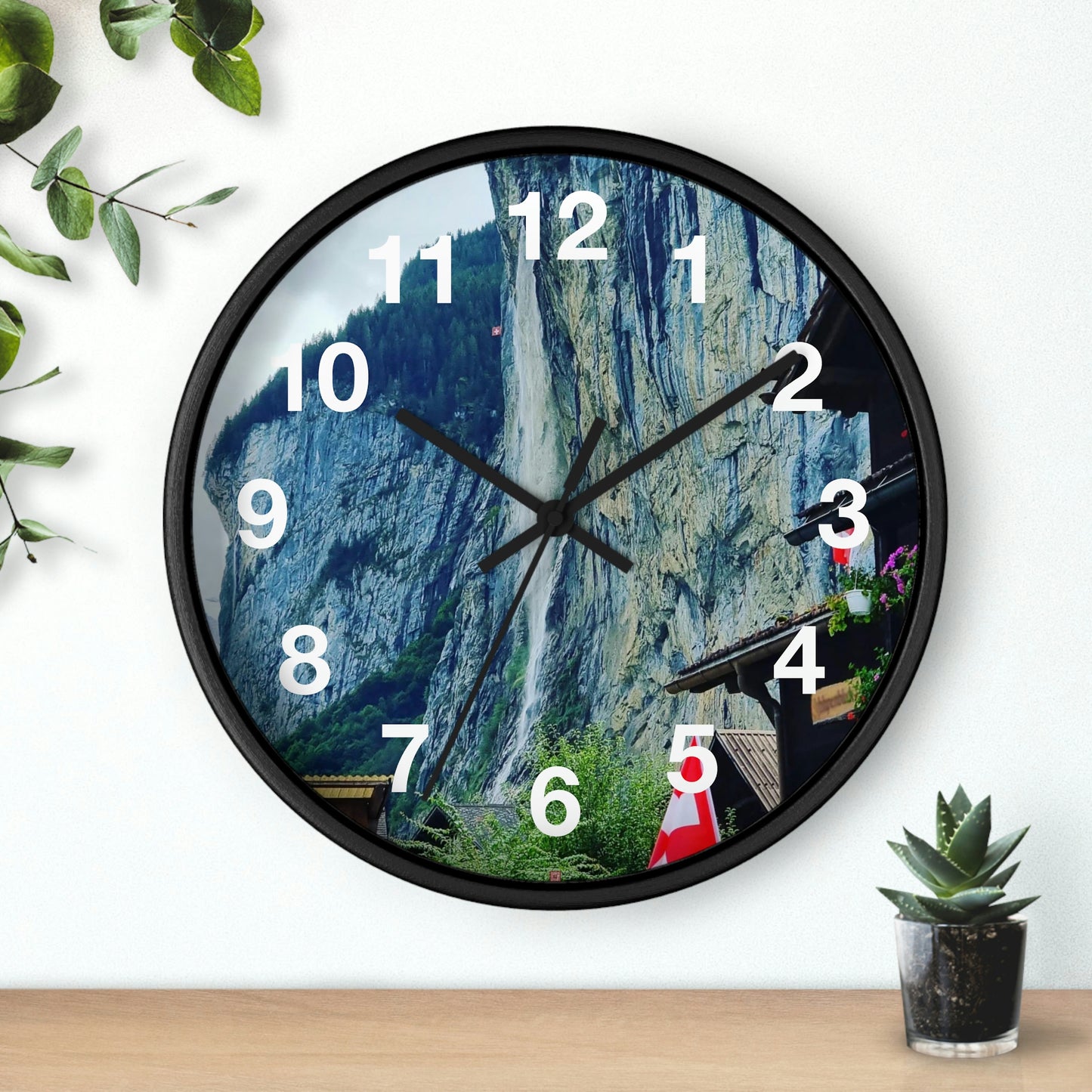 Lauterbrunnen | Suiza | reloj de pared