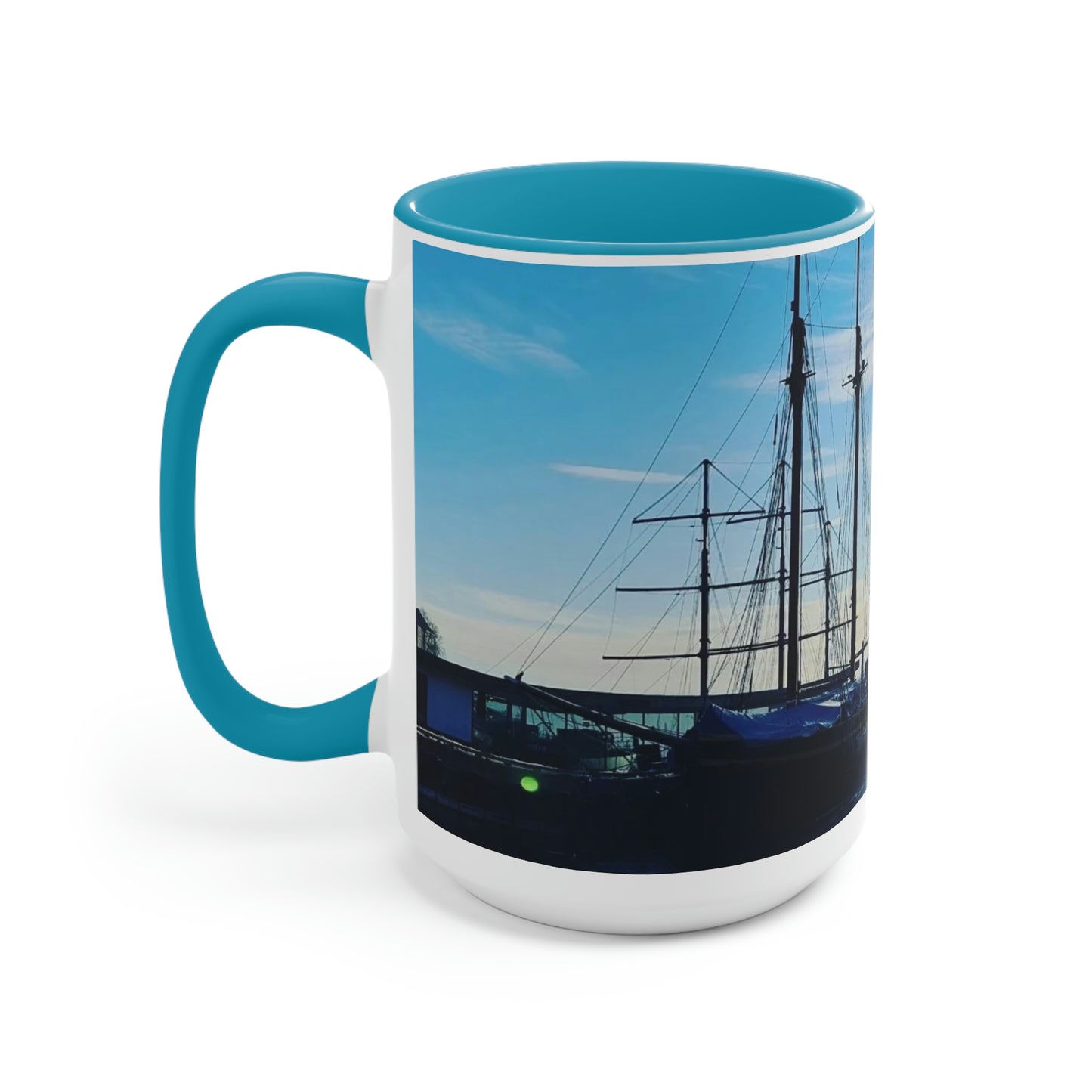 Honnørbrygga | Norway | Two-Tone Coffee Mugs, 15oz