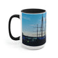 Honnørbrygga | Norway | Two-Tone Coffee Mugs, 15oz