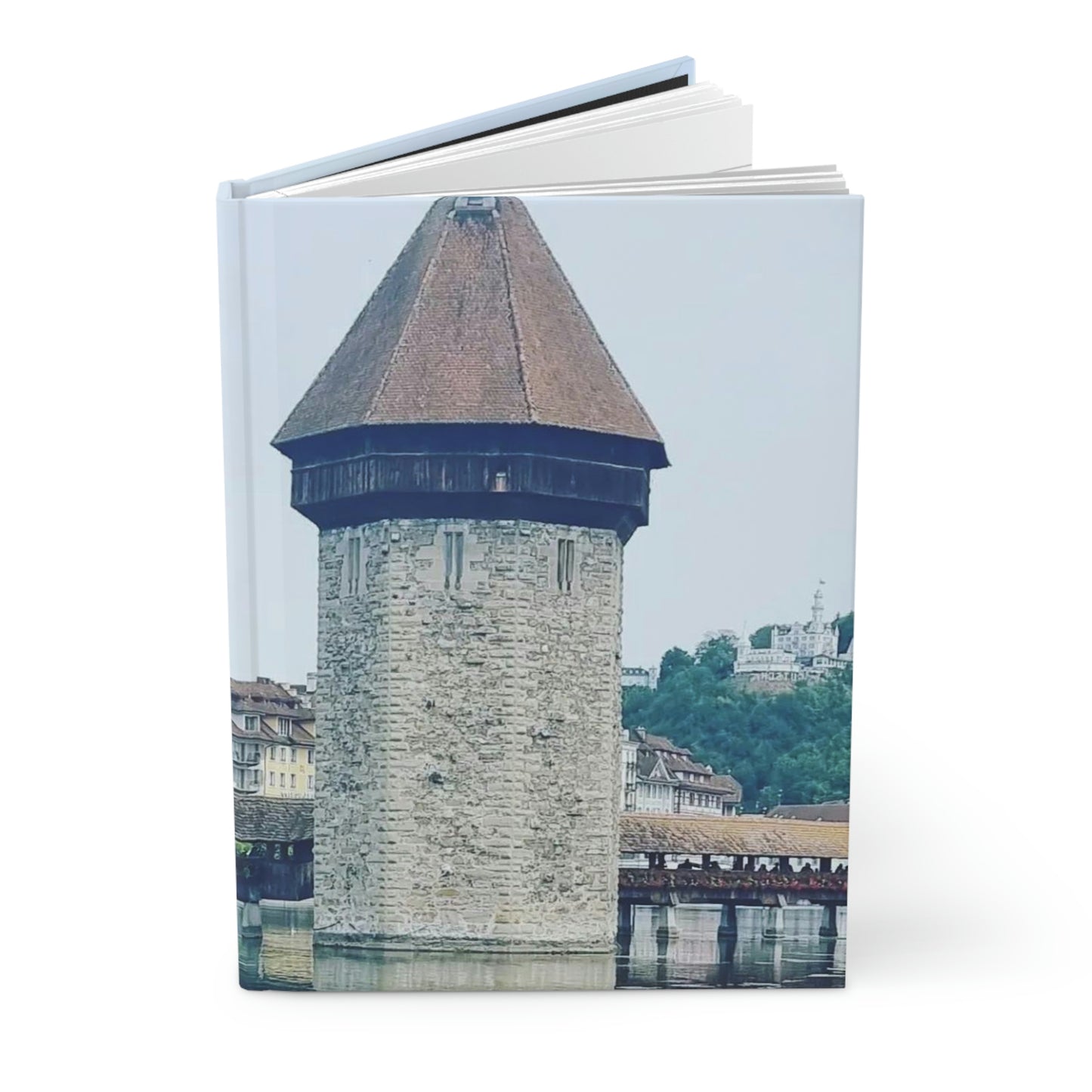 Chapel Bridge | Switzerland | Hardcover Journal Matte