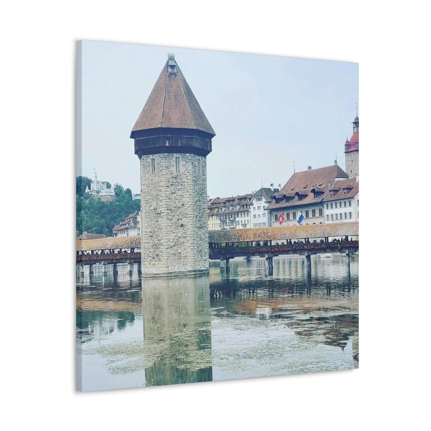 Chapel Bridge | Switzerland | Canvas