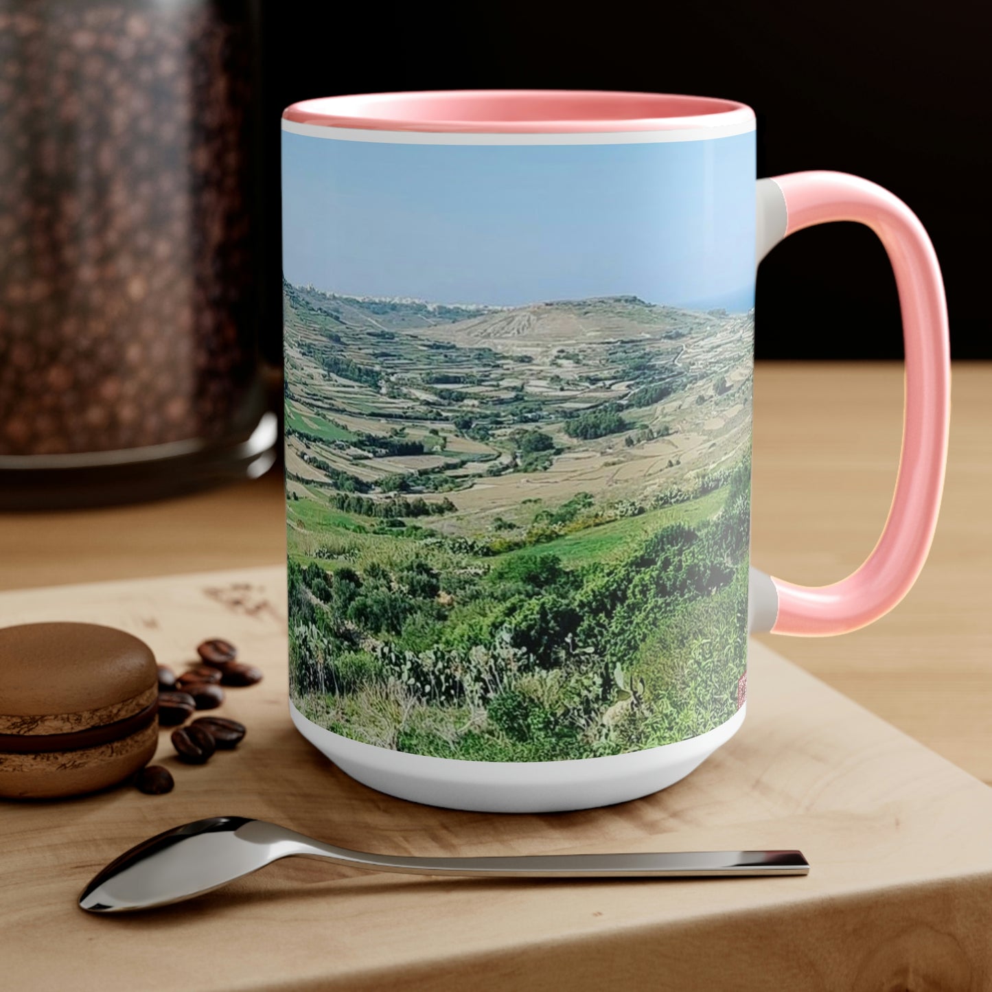 The breath taking scene | Gozo | Two-Tone Coffee Mugs, 15oz