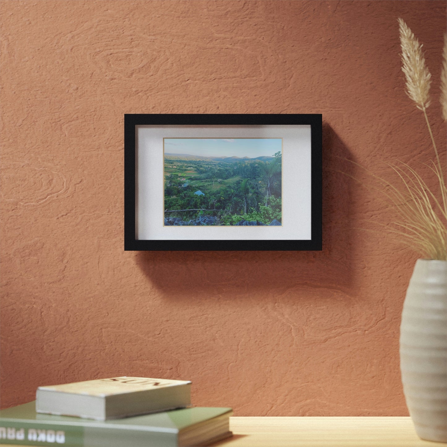 Viñales from above | Cuba | Framed Posters, Black