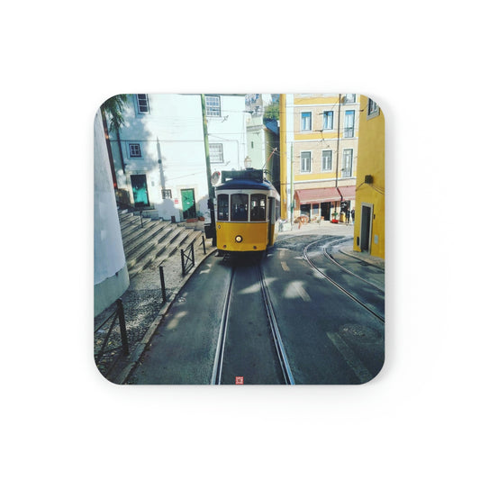 Remodelado Tram | Portugal | Cork Back Coaster
