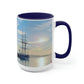 Honnørbrygga | Norway | Two-Tone Coffee Mugs, 15oz