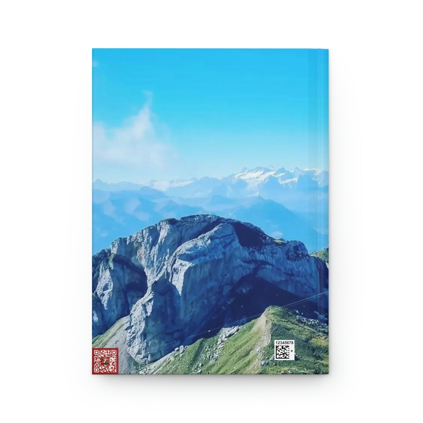 La vue du mont Pilatus | Suisse | Carnet à Couverture Rigide Mat