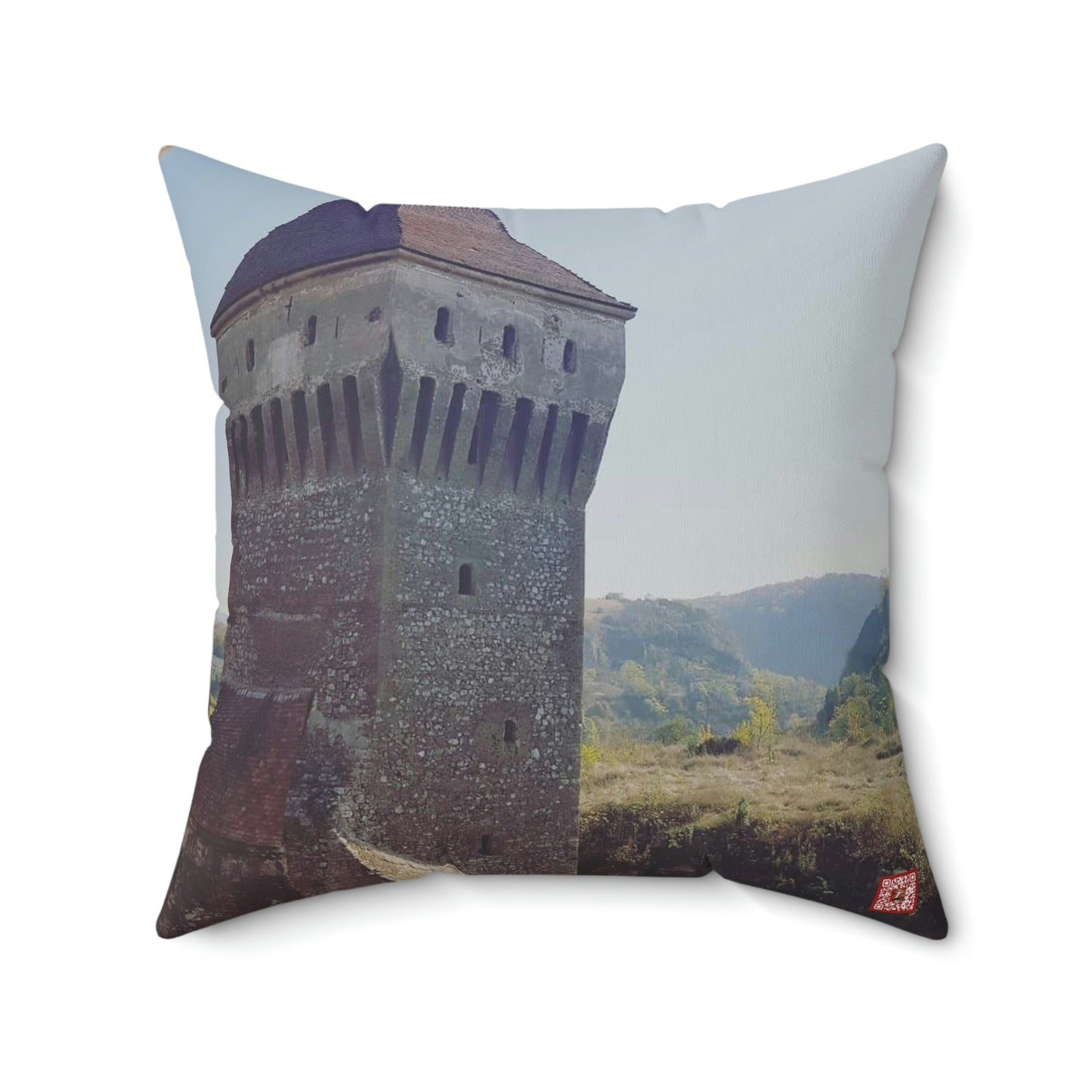 Hunedoara Castle Corvinilor | Romania | Spun Polyester Square Pillow