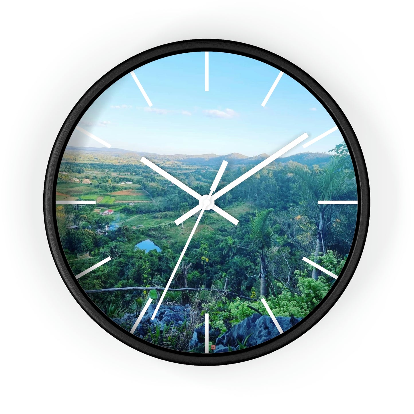 Viñales from above | Cuba | Wall clock