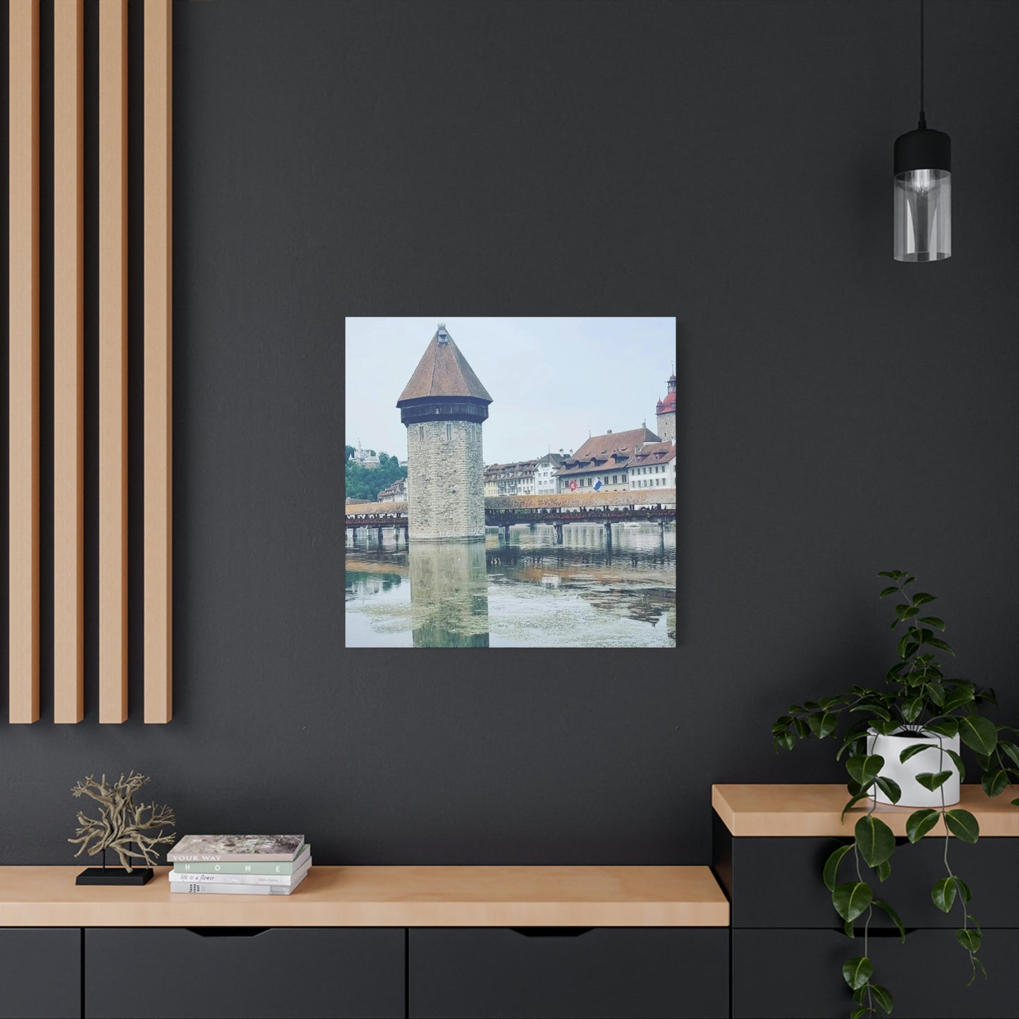 Chapel Bridge | Switzerland | Canvas