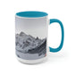 Morskie Oko | Polonia | Tazas de café de dos tonos, 15 oz
