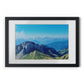 La vue du mont Pilatus | Suisse | Posters encadrés, Noir