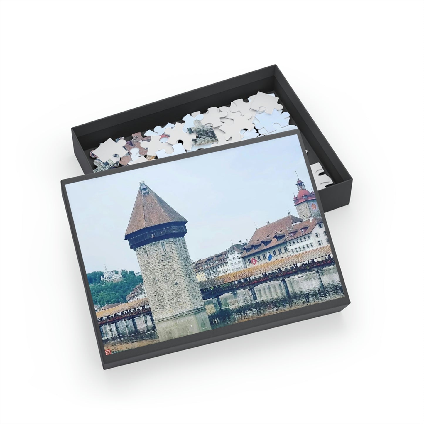 Chapel Bridge | Switzerland | Puzzle (96, 252, 500, 1000-Piece)