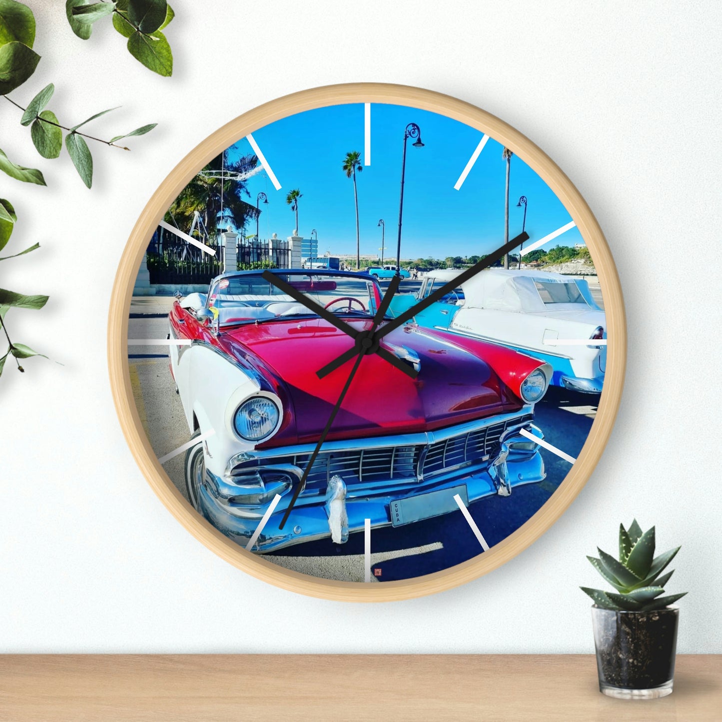 The Vehicle | Cuba | Wall clock