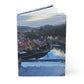 La rivière de Český Krumlov | République tchèque | Journal à couverture rigide mat