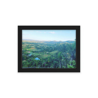 Viñales from above | Cuba | Framed Poster - All sizes
