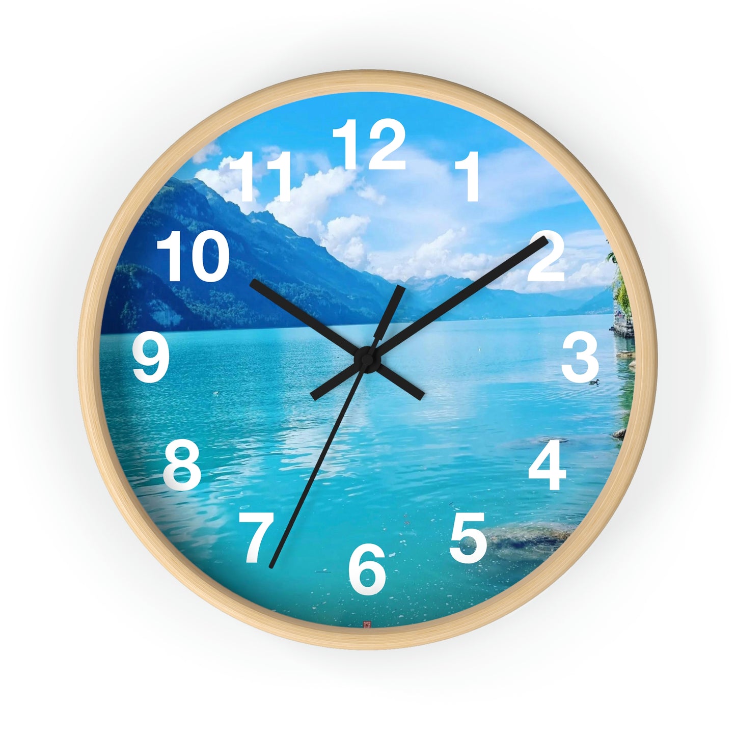 Lago de Brienz | Suiza | reloj de pared