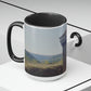 Hunedoara Castle Corvinilor | Romania | Two-Tone Coffee Mugs, 15oz