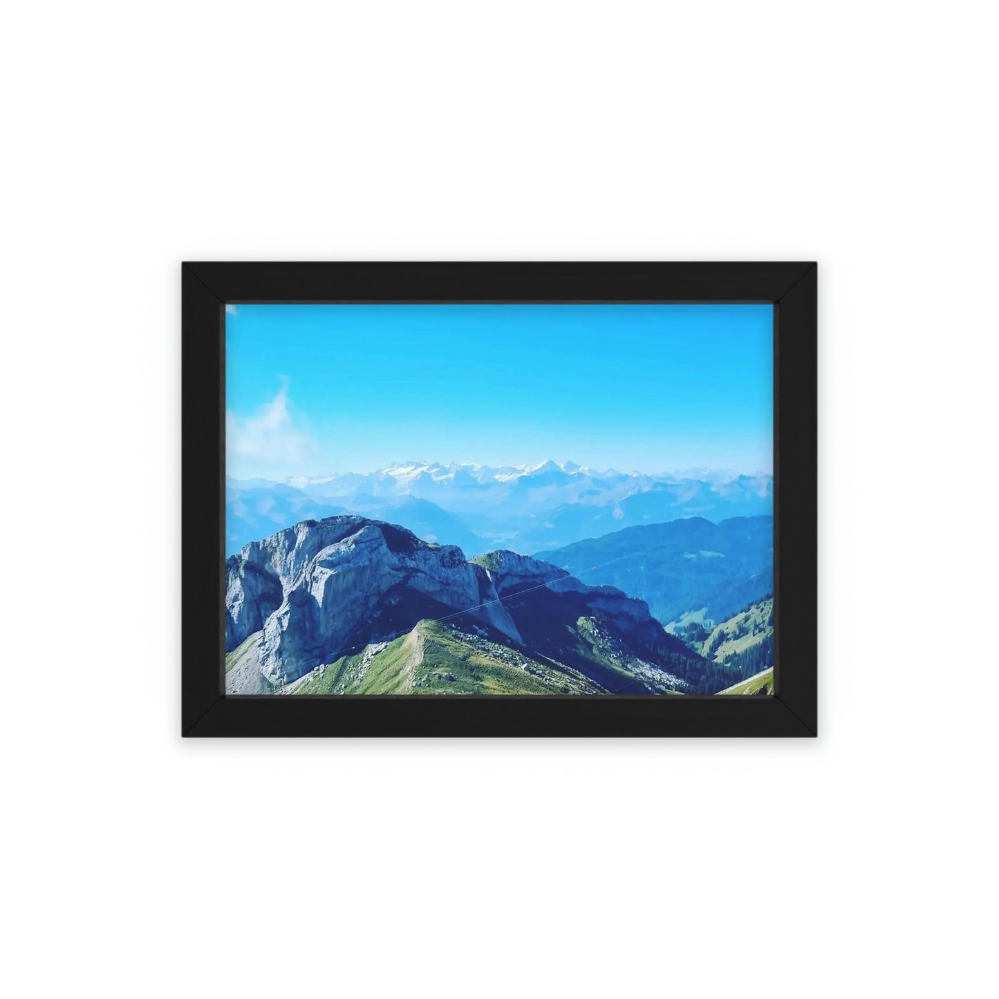 The Mt. Pilatus View | Switzerland | Framed Poster - All sizes