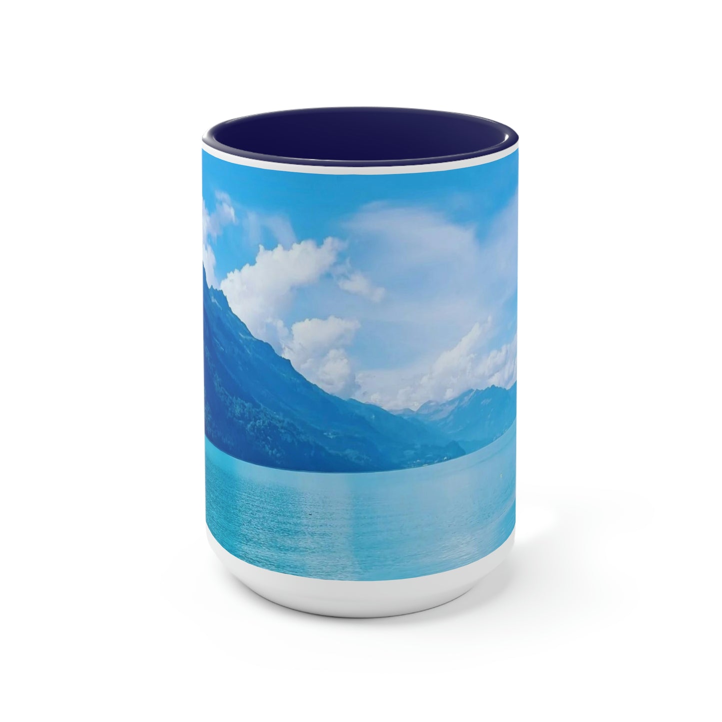 Lac de Brienz | Suisse | Tasses à café bicolores, 15 oz