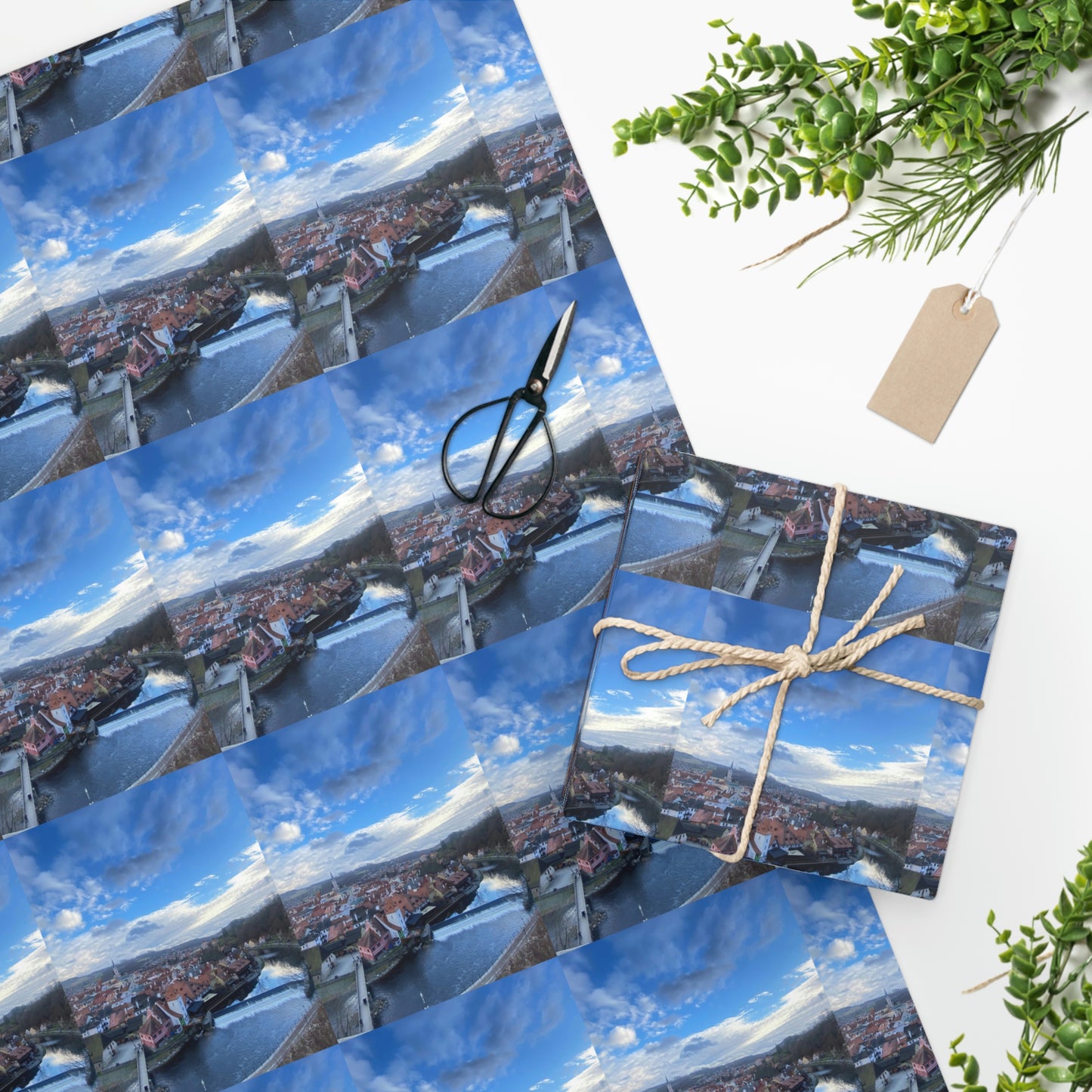 The River of Český Krumlov | Czech Republic | Wrapping Paper