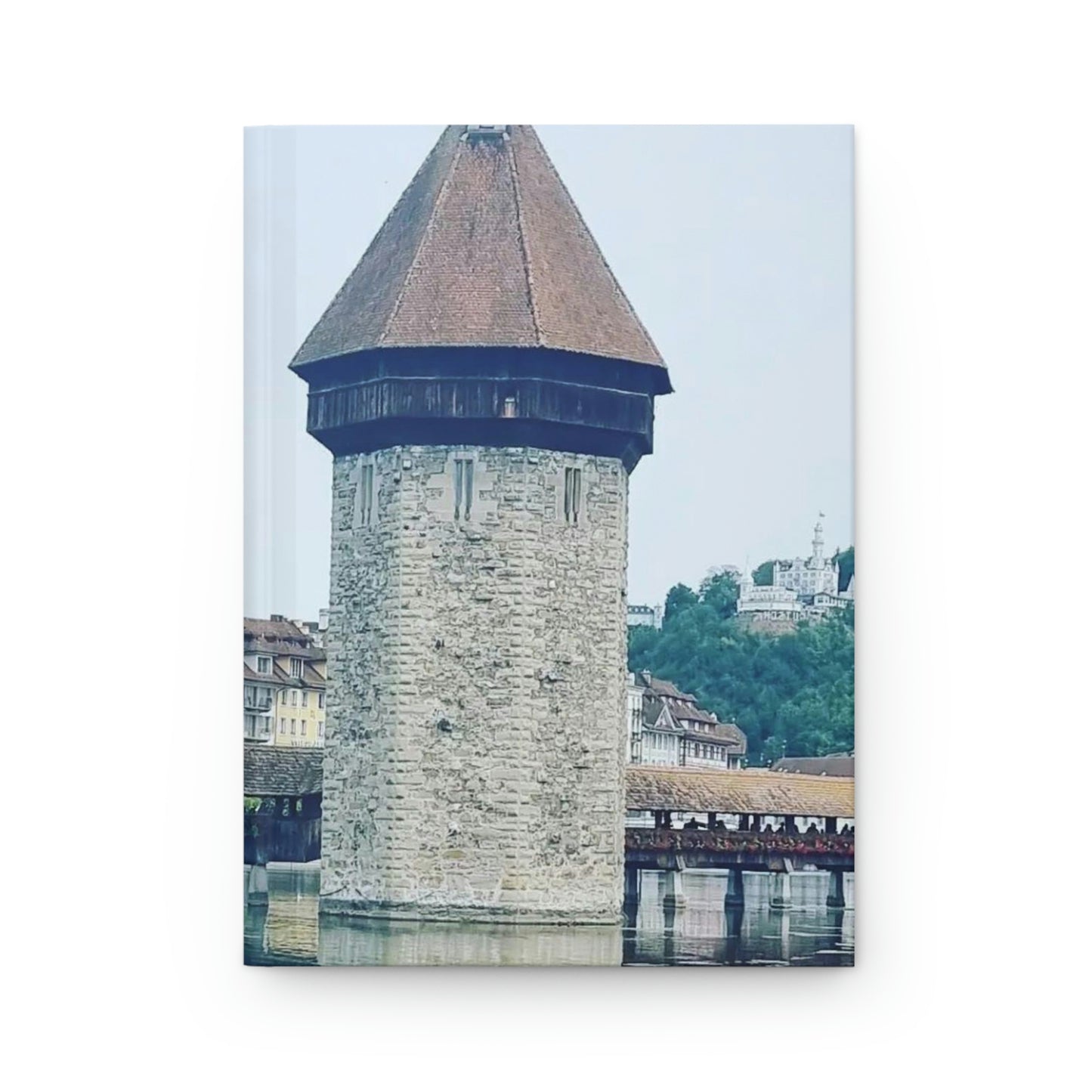 Chapel Bridge | Switzerland | Hardcover Journal Matte